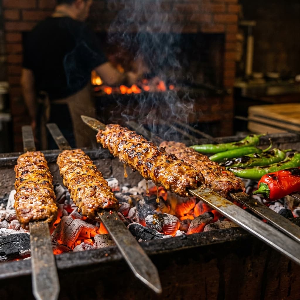Şalgam suyu ve acılı zırh kebabı eşleştirmesi